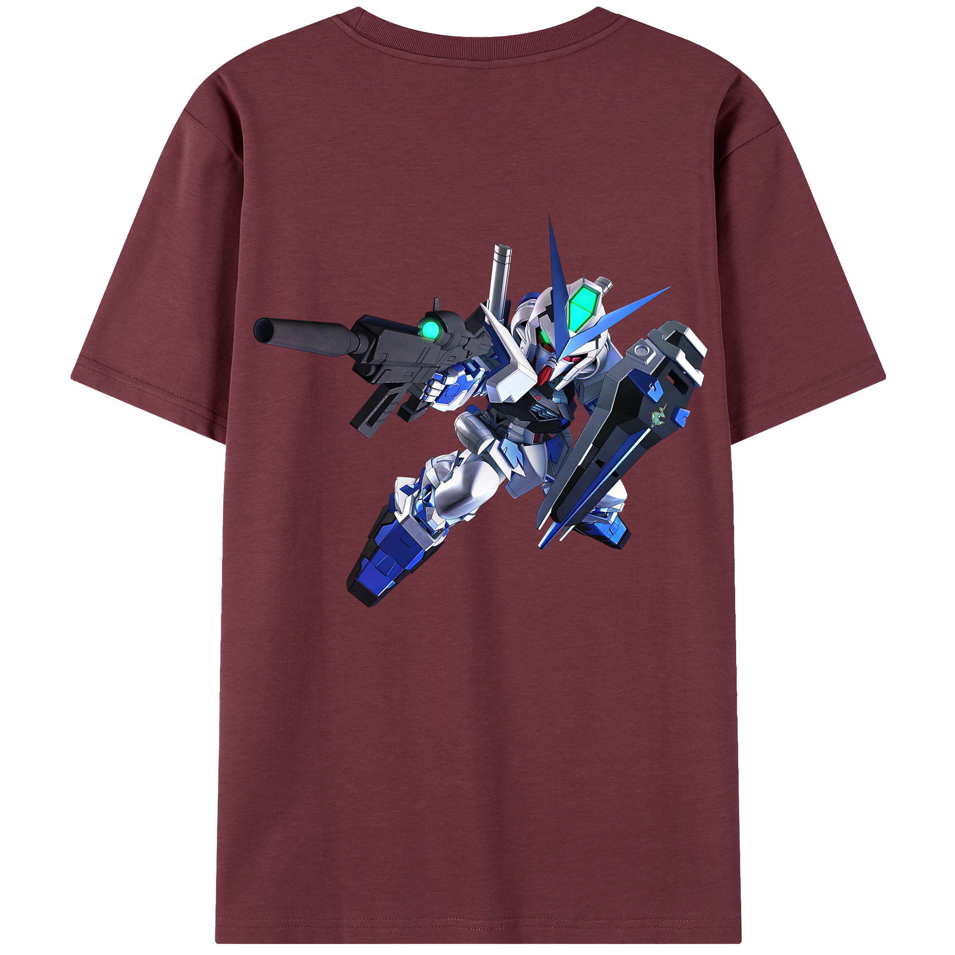 （画像用） 機動戦士ガンダム Mobile Suit Gundam 綿100％半袖Tシャツ（背面プリント）
